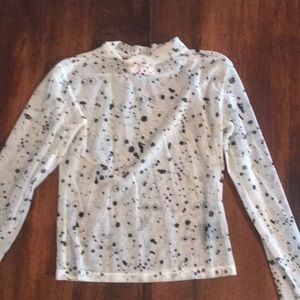 Lazy Oaf sheer long sleeved top